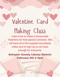 Valentine Card Making Class